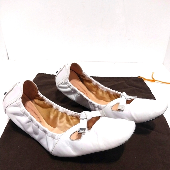 Tod's Degas‎ W. Ballerina Tassel Shoes, Size 8 - Picture 1 of 13